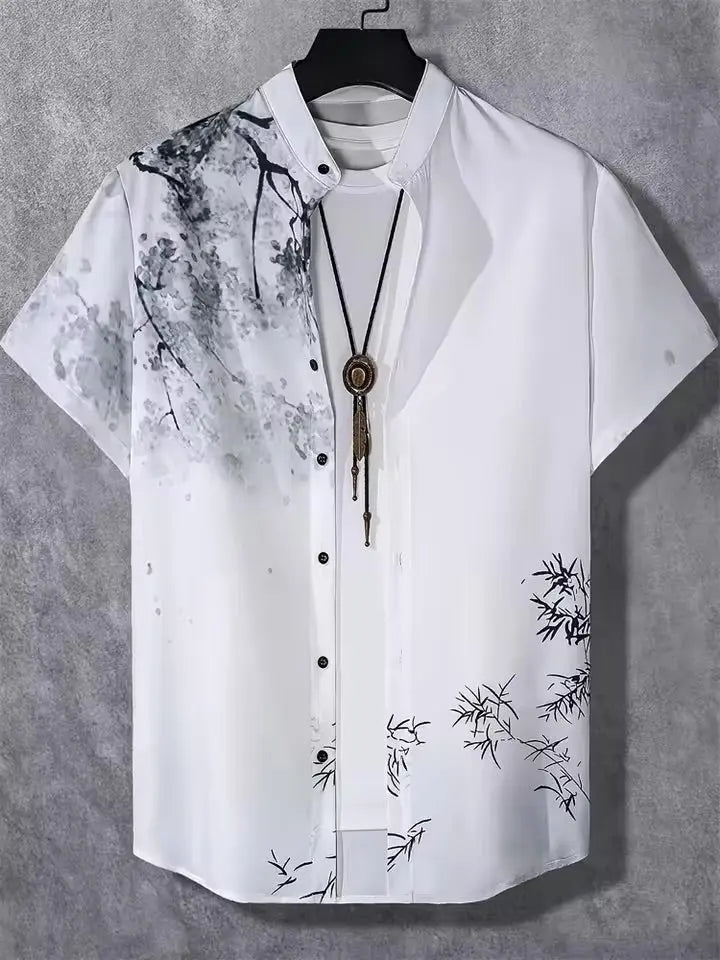 Desenli Erkek Yazlık Gömlek - Decostal